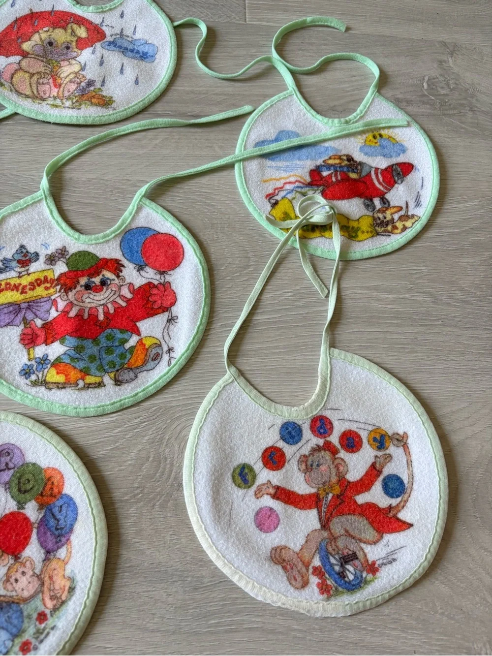Vintage baby bibs